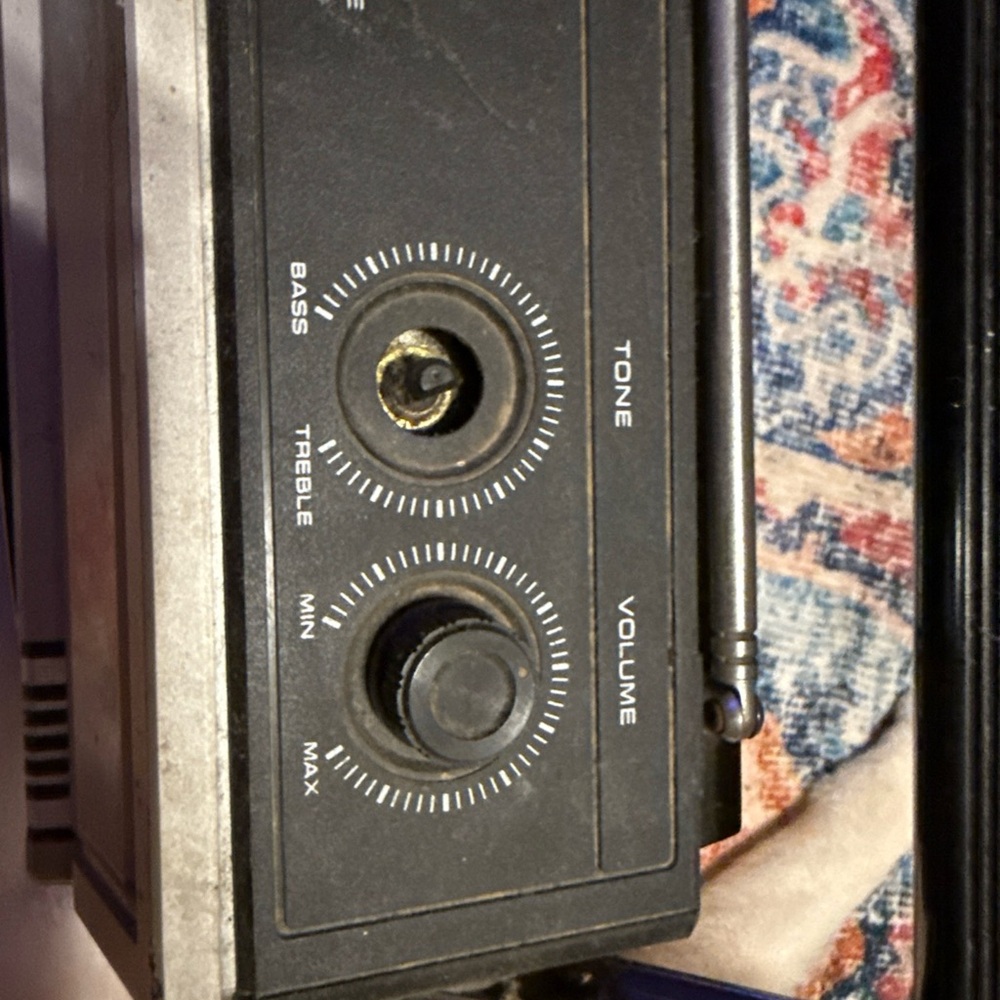 Vintage boombox
